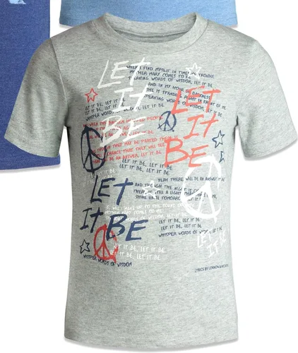 Miniatura 4 de Lyrics by Lennon and McCartney Paquete de 5 camisetas gráficas de bebé a niño grande