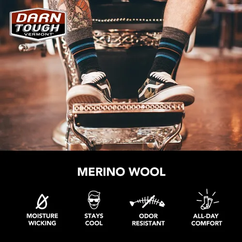 Miniatura 6 de DARN TOUGH (6033) Oxford Crew - Calcetines ligeros para hombre