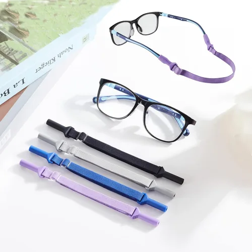 Miniatura 8 de lvvfit Correas para Gafas de Niños (6.5-10 pulgadas) - Correa Ajustable para Gafas Deportivas y Gafas de Sol, Correas Sujetadoras para Niños Varios