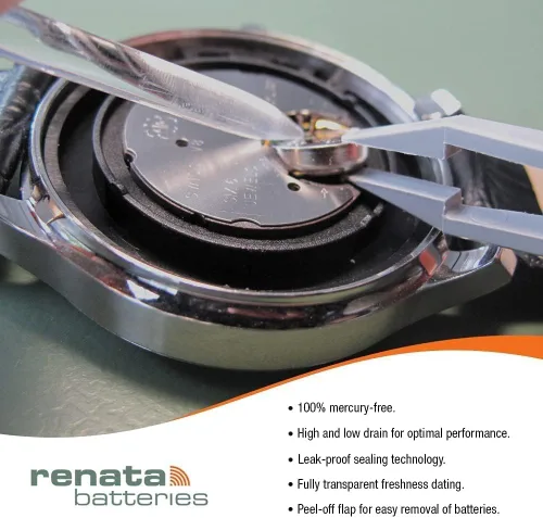 Miniatura 6 de Batería de reloj de 1.55 voltios 394 reemplaza SR936SW