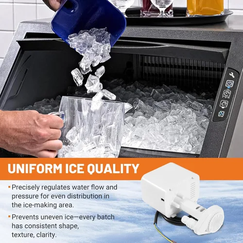 Miniatura 3 de Motor universal de bomba de agua para máquina de hielo de 110 V YZF5816 Reemplazo para motor de suministro de agua JEELY para máquina de hielo