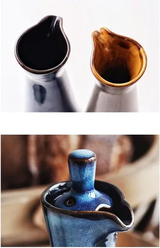 Miniatura 4 de Oil Dispenser for Kitchen Oil and Vinegar Bottle Vintage Seasoning Bottle Restaurant Home Kitchen Soy Sauce Bottle Kitchen Oil Bottle Dispenser