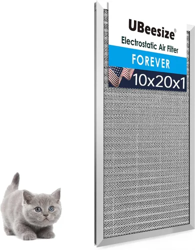 Miniatura 29 de UBeesize 20x25x1 Filtro de aire electrostático reutilizable para HVAC y aire acondicionado, filtro para estufa, MERV 8, lavable, dura toda la vida
