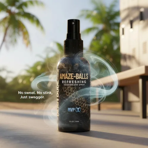 Miniatura 40 de Derm Dude Amaze Ball - Desodorante en aerosol para hombres Spray antirozaduras para ingle y saco con DeoPlex y aloe vera Control de olores
