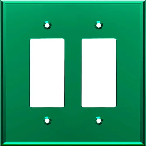 Miniatura 15 de LIDER Placa de Pared Decorativa de Acrílico Reflectante, Placa de Interruptor de Luz Espejada, Cubierta de Tomacorriente de Plexiglás, Vidrio Dorado