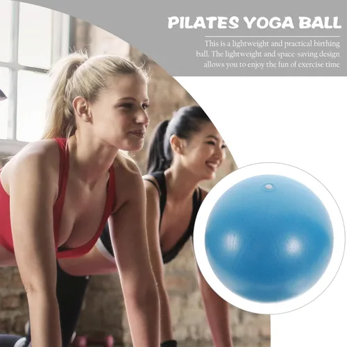 Miniatura 5 de iplusmile Pelota de ejercicio pequeña de Pilates de 9 pulgadas, pelota de entrenamiento para el hogar, fitness, yoga, terapia física con superficie