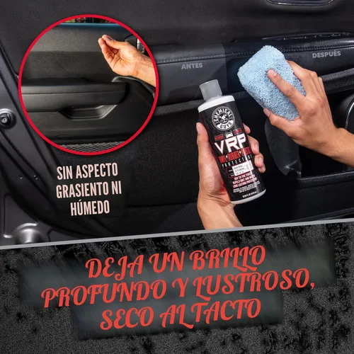 Miniatura 3 de Chemical Guys VRP Acondicionador de Vinilo, Goma y Plástico - Acondicionador de Neumáticos, No Graso, Brillo Seco al Tacto para Neumáticos, Molduras