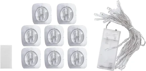 Miniatura 4 de RoomMates RMK4838GM - Calcomanías de pared gigantes para árbol de Navidad con tira de luces