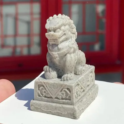 Miniatura 6 de Molde de silicona para estatua de león, moldes de hormigón, juego de 2 piezas, estilo chino, manualidades, decorativo, Fu Foo, perros, guardián