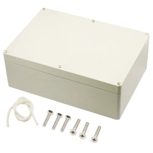 Miniatura 15 de Zulkit Caja de conexiones de plástico ABS a prueba de polvo impermeable IP65 Cajas eléctricas universales Caja de proyectos Gris 3.3 x 2.3 x 1.3