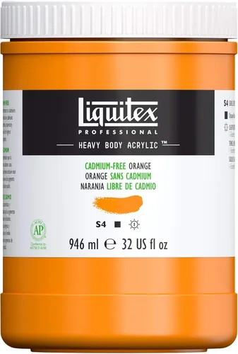 Miniatura 12 de Liquitex Pintura Acrílica Profesional de Cuerpo Pesado, Tubo de 2 oz (59ml), Rojo Fluorescente