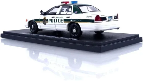 Miniatura 3 de Greenlight 2006 Crown Victoria Police Interceptor Blanco y Verde Duluth Policía Escala 1:43