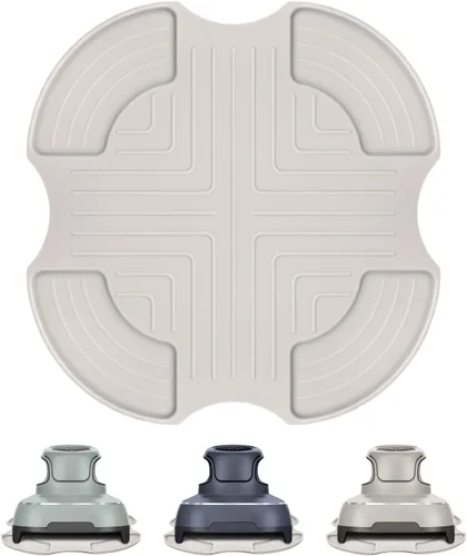 Miniatura 8 de Alfombrilla de silicona resistente al calor para freidora de aire de vidrio Ninja Crispi Almohadilla caliente reutilizable resistente al calor