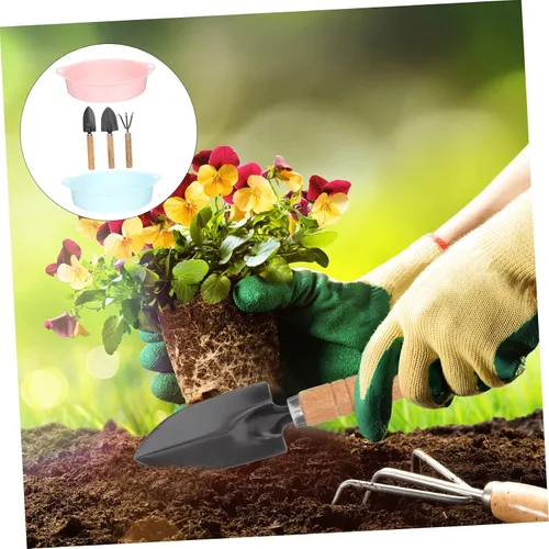 Miniatura 4 de HANABASS Gardening Screen Set 5pcs Soil Sieves Rake Trowels Planting Shovels Hand Tools for Use