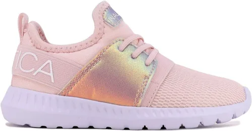 Miniatura 2 de Nautica - Tenis modernos y con detalles metálicos para niñas, zapato deportivo para correr con cordones I kappil I (niña grande, niña pequeña, niña)