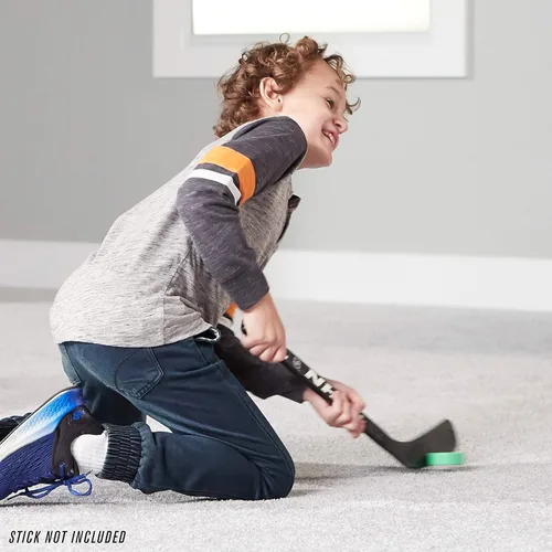 Miniatura 6 de Franklin Sports Mini Discos de Espuma para Hockey - Discos de Hockey de Rodillas en Interior para Niños - Paquete de 3 Discos de Espuma Blanda