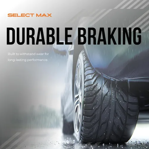 Miniatura 3 de Max Advanced Brakes SelectMAX Pastillas de Freno Delanteras Compatible con Honda Civic 2000-2015 Bajo Polvo y Silenciosas Cerámica de Carbono
