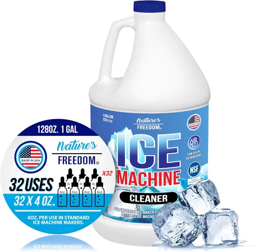 Miniatura 10 de Nature's Freedom - Limpiador concentrado para máquina de hielo fabricado en Estados Unidos, 1 cuarto de galón, ideal para máquinas de hielo