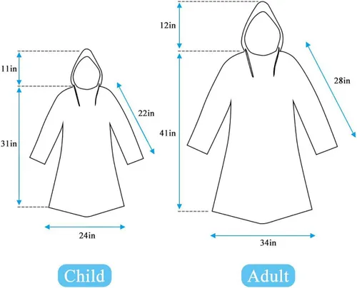 Miniatura 5 de INNOCHEER - Ponchos de lluvia para la familia, paquete de 12, impermeable desechable de emergencia para niños y adultos, camping, senderismo al aire