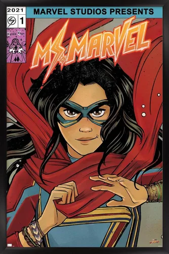 Miniatura 7 de Trends International Marvel Ms. Marvel - Póster de pared de cómic, 34 pulgadas de largo x 22.4 W, versión premium sin marco