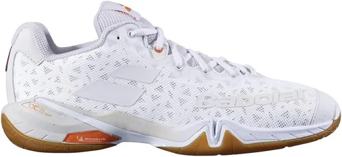 Miniatura 2 de Babolat Shadow Tour - Zapatos de bádminton para hombre, blancogris claro