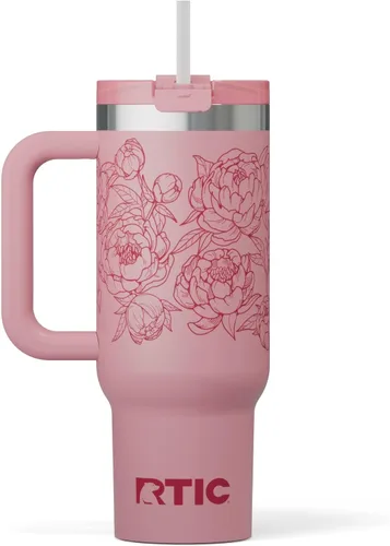 Miniatura 15 de RTIC Vaso Tumbler de Viaje por Carretera de 30 oz con Doble Pared Revestido de Cerámica Aislado Taza Portátil de Café de Viaje de Acero Inoxidable