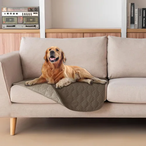 Miniatura 104 de gogobunny Manta 100% Impermeable de Doble Cara para Perros, Cubierta Suave para Cama de Mascotas, Reversible, Protege Muebles, Sillón, Sofá, Coche