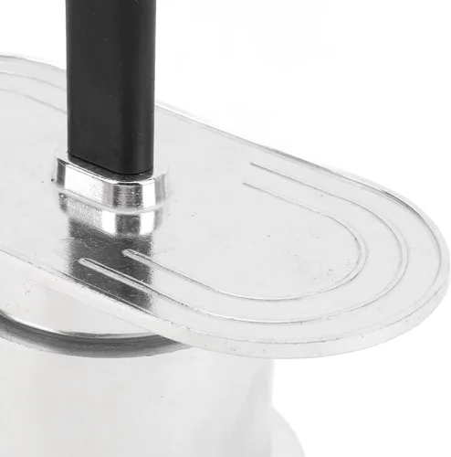 Miniatura 6 de Cafetera doble, aleación de aluminio, doble tubo, estufa italiana, para el hogar, oficina, tamaño compacto, fácil de usar, simultánea, rico sabor