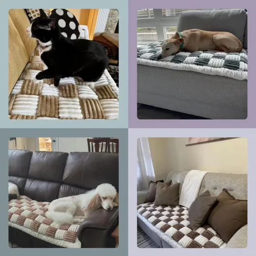 Miniatura 6 de Funda protectora de sofá para perros, fundas de sofá para perros, cojín de sofá para perros, lavable, alfombrilla para mascotas, fundas de sofá
