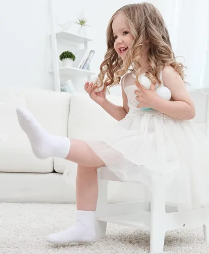 Miniatura 6 de Zaples - Calcetines con suela antideslizante y altura media para bebés, niños y niñas