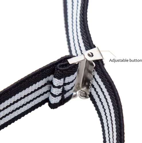 Miniatura 6 de Suspensores para adultos, varones y niños. Clips extra resistentes de metal, de piel genuino, parche transversal perfecto para smoking