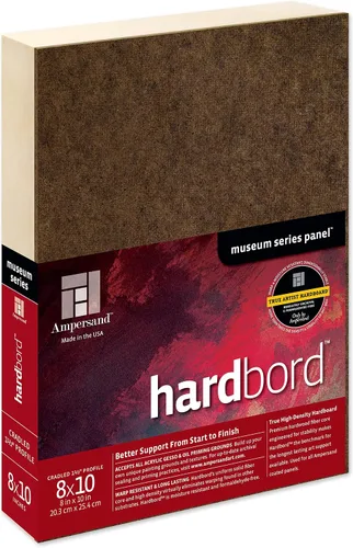 Miniatura 29 de Ampersand Art Supply Panel de Pintura de Madera Dura: Serie Museum Hardbord, 11" x 14", Perfil Plano de 1/8 Pulgada Perfil plano de 1/8 pulgadas