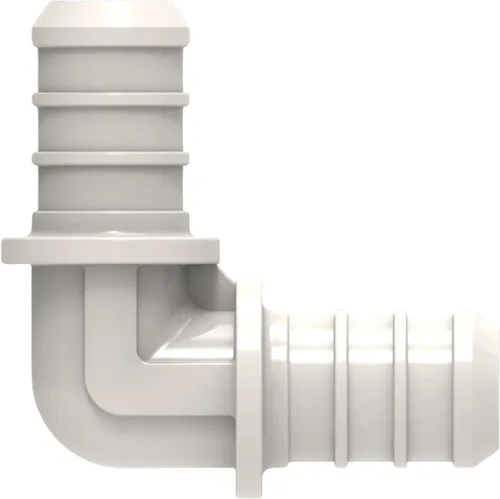 Miniatura 3 de SEAFLO Acoplamiento de tubería PEX de plástico de 90 grados 1/2" Barb x 1/2" adaptador de codo de ajuste de púas compatible con tubo PEX o PE-RT