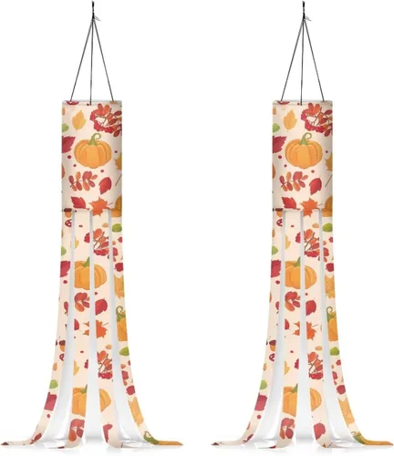 Miniatura 9 de Windsock - Calcetín de viento reutilizable suave de Navidad para colgar al aire libre para jardín, árbol, fiesta, decoración de bandera, calcetines