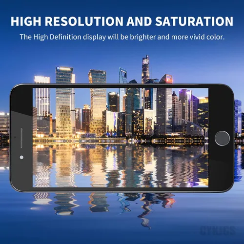 Miniatura 6 de Para iPhone 8 Plus Reemplazo de pantalla con botón de inicio 5.5 "Kit de reparación negro, 3D táctil 8plus pantalla LCD digitalizador montaje