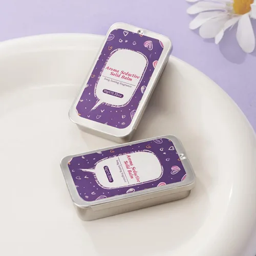 Miniatura 2 de Bálsamo de perfume sólido natural, colonia sólida, paquete de 4 bálsamos de bolsillo portátiles para viajes, fragancia Eau de Parfum para hombres