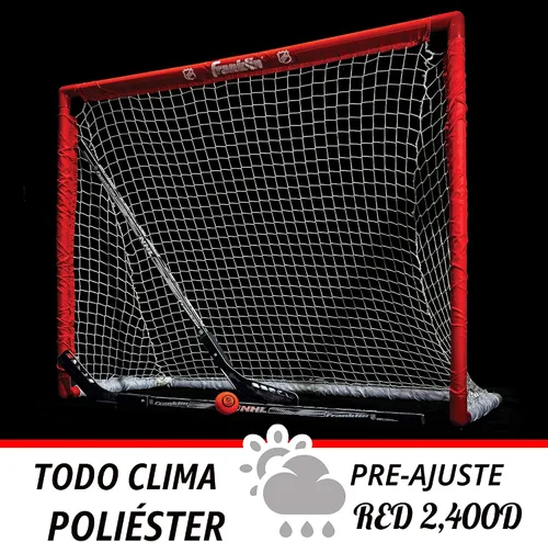 Miniatura 4 de Franklin Sports Set de arco, pelota y palo de hockey - NHL