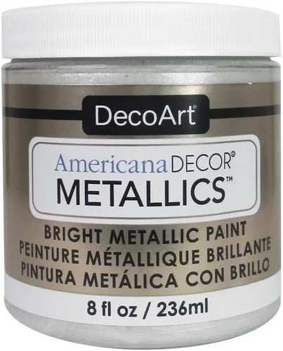 Miniatura 7 de DecoArt Americana Decor Metallics - Pintura metálica de oro de 24 quilates, paquete de 3 (8 onzas líquidas), pinturas metálicas de bricolaje