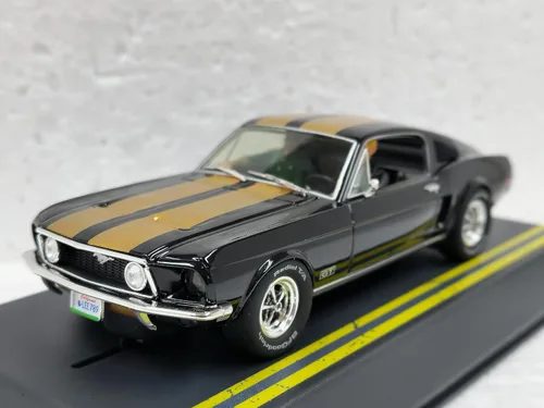 Pioneer Street Muscle P150 1968 Ford Mustang GT Fastback Route 66 1:32 Slot Car