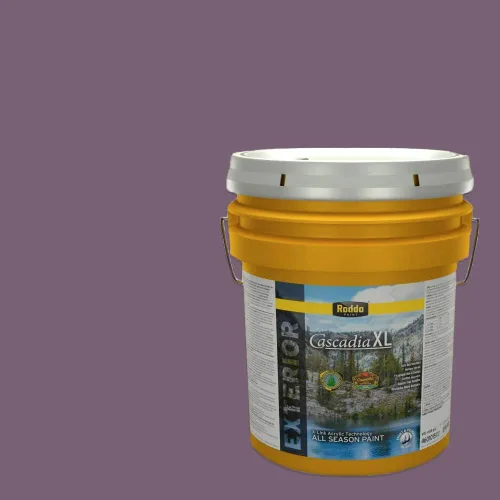 Miniatura 92 de Rodda Paint CASCADIA XL - Pintura e imprimación satinada para exteriores en uno, cuarto de galón, blanco abstracto