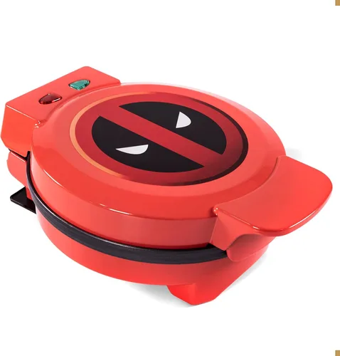Miniatura 2 de Uncanny Brands Marvel Deadpool Waffle Maker - Merc With a Mouth on Your Waffles- Plancha para gofres