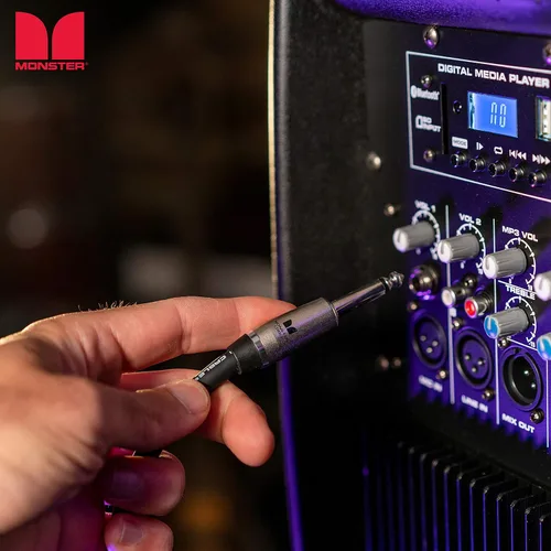 Miniatura 6 de Monster Prolink Performer 600 Cable de altavoz de 6 pies, enchufes rectos de 1/4 pulgadas, cable de audio para guitarra, instrumento, amplificador