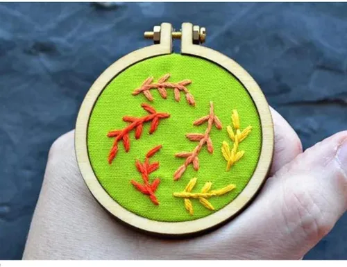 Miniatura 5 de 10 aros pequeños de madera perforados para marco de punto de cruz, bordado, artes, bricolaje, herramienta de manualidades