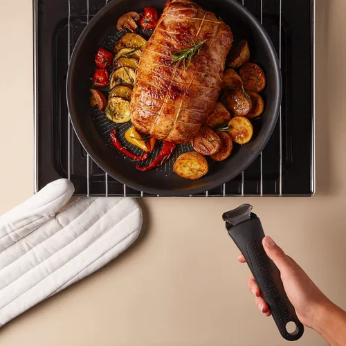 Miniatura 4 de Tefal Ingenio L3970402 - Sartén de inducción, revestimiento antiadherente, indicador de inicio de cocción, apilable, apto para lavavajillas