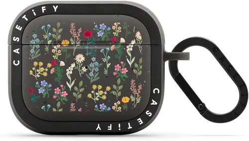 Miniatura 20 de CASETiFY Bounce - Funda para Airpods (3ª generación) con anillo - Black Kingsnake - Carbón mate