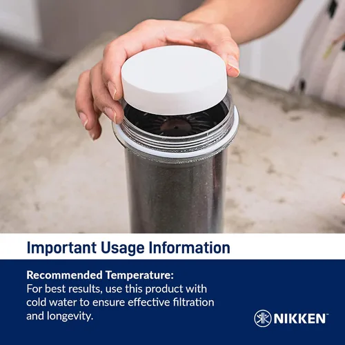 Miniatura 7 de Nikken Aqua Pour 1 cartucho de filtro - 1361, repuesto avanzado para sistema purificador de filtro de agua por gravedad 1360, sistema de agua PiMag