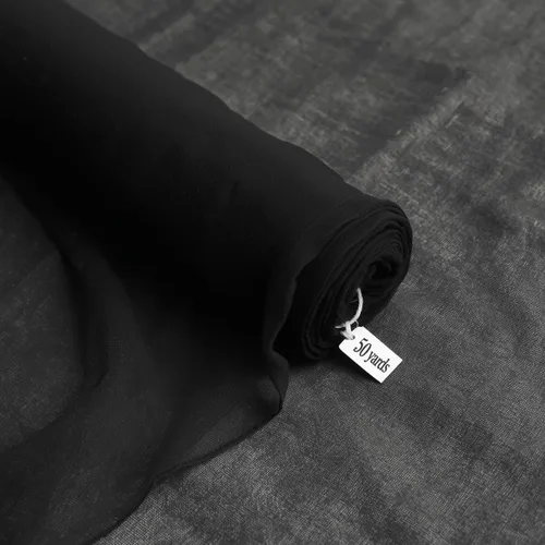 Miniatura 48 de New Star Fabrics Tela de gasa, material transparente continuo de 60 pulgadas de ancho (30 pies), 100% poliéster suave, ideal para bodas, fiestas