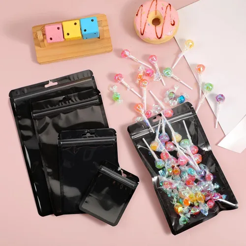 Miniatura 6 de Zonon 120 bolsas resellables para pequeñas empresas de 3 x 4 pulgadas, 4 x 6 pulgadas, 5 x 8 pulgadas, 6 x 9 pulgadas, bolsa sellable