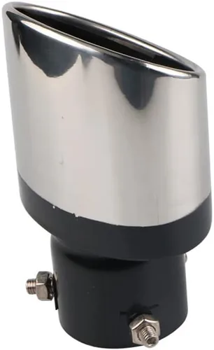 Miniatura 4 de 2 tubos de punta de silenciador de escape de automóvil atornillados de acero inoxidable, tubos de ajuste universal de 1 1/2 a 2 1/4 pulgadas