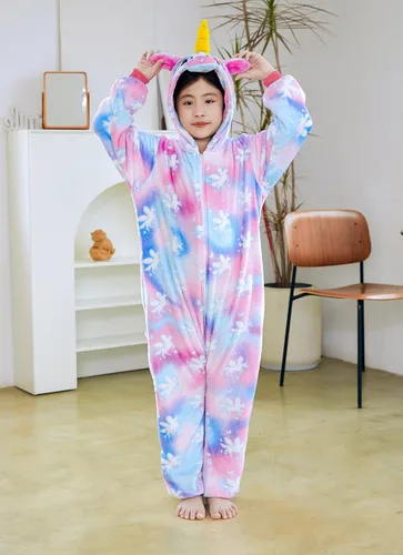 Miniatura 61 de Mameluco de unicornio para pijamas de animales, cosplay, disfraz unisex de Halloween